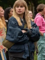 Angourie Rice Finding Emily Bomber Jacket Close-Up View