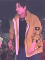 Arirang London Tour Jungkook Cyberpunk Jacket featuring futuristic styling, premium craftsmanship, and K-pop inspired fashion