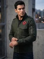 Avengers Doomsday Charles Xavier Leather Jacket Side View