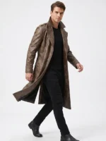 Avengers Doomsday Remy LeBeau Leather Coat Side View