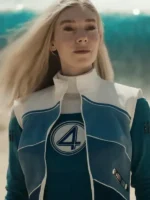 Front view of Avengers Doomsday Susan Storm Vest featuring clean front detailing, premium construction, and a structured fit