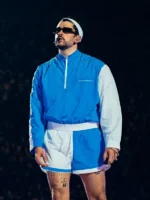 Bad Bunny Marseille Jacquemus Track Jacket featuring premium trackwear styling, sporty details, and a modern streetwear look