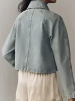 Battle On The Beach Sarah Denim Jacket Back View