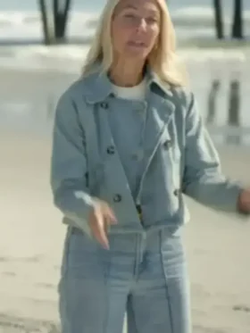 Battle On The Beach Sarah Denim Jacket Front View