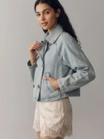 Battle On The Beach Sarah Denim Jacket Side View