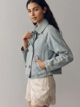 Battle On The Beach Sarah Denim Jacket Side View