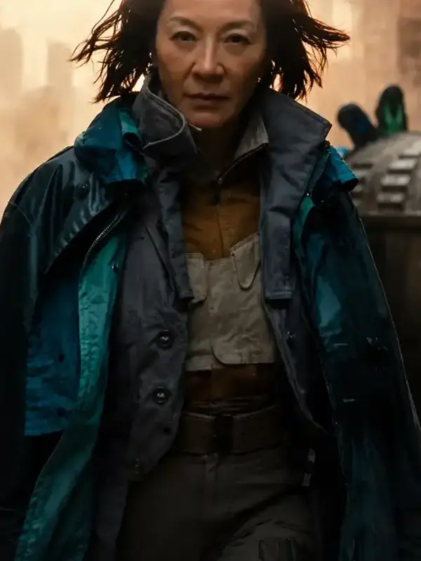Blade Runner 2099 Michelle Yeoh Coat Front View Blade Runner 2099 Michelle Yeoh Coat Front View