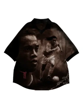 CJ X NIKE ATHLETES RONALDINHO RETRO JERSEY FRONT VIEW
