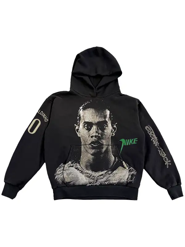 CJ X NIKE ATHLETES RONALDINHO/R10 HOODIE FRONT VIEW CJ X NIKE ATHLETES RONALDINHO/R10 HOODIE FRONT VIEW