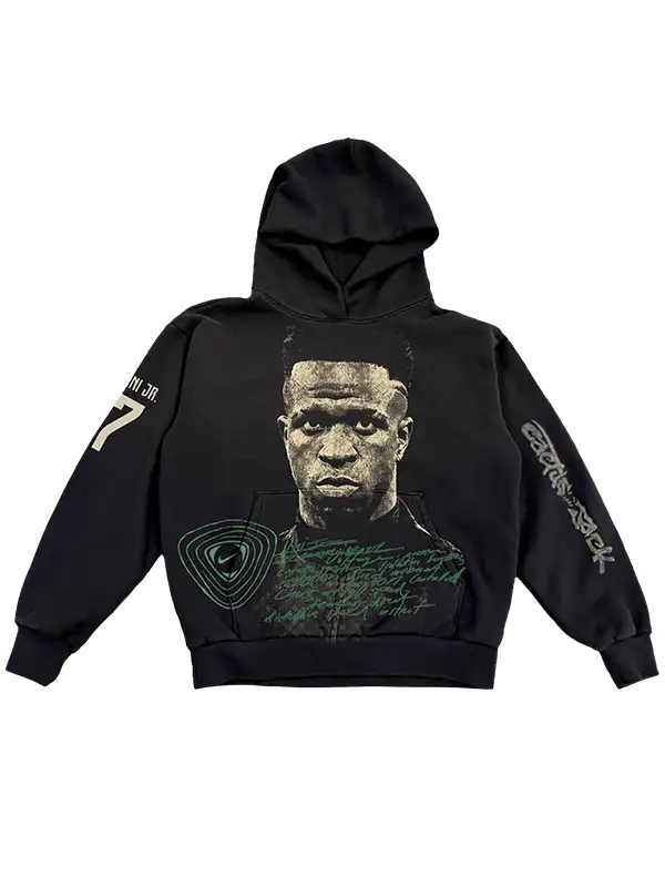 CJ X NIKE ATHLETES VINI JR. HOODIE FRONT VIEW CJ X NIKE ATHLETES VINI JR. HOODIE FRONT VIEW