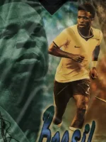 CJ X NIKE ATHLETES VINI JR. RETRO JERSEY CLOSE-UP VIEW