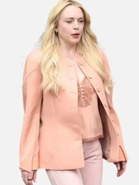 Count My Lies Violet Lockhart Wool Jacket featuring a refined wool finish, smart tailoring, and elegant character-inspired styling