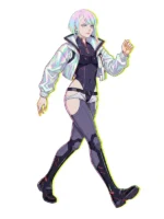 Cyberpunk 2077 Edgerunners Lucy Cosplay Jacket with a bold futuristic style and signature character-inspired design