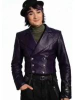 Front view of Descendants Brendon Tremblay Jacket featuring clean front detailing, premium construction, and a tailored fit