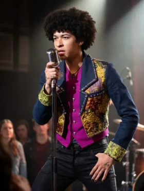 Descendants Zavien Garrett Jacket showcasing premium fabric, quality construction, and a structured modern fit