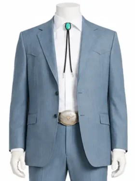 Digger 2026 Digger Rockwell Grey Blazer Front Look