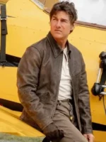 Digger 2026 Tom Cruise Leather Jacket Front View