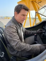 Digger 2026 Tom Cruise Leather Jacket Side View