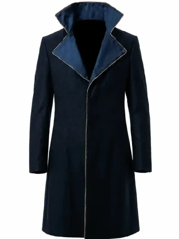 Doomsday Namor Wool Coat Front View Doomsday Namor Wool Coat Front View