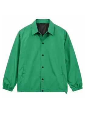 Front view of Doomsday Promo Chris Evans Jacket featuring clean front detailing, premium construction, and a tailored fit
