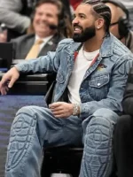 Drake Giali 21C JK Padded Denim Jacket Design View