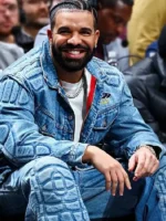 Drake Giali 21C JK Padded Denim Jacket Front Look