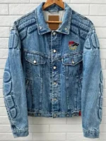 Drake Giali 21C JK Padded Denim Jacket Front View