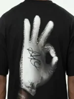 Drake Iceman 2026 Crystal Glove T-Shirt Back Design View