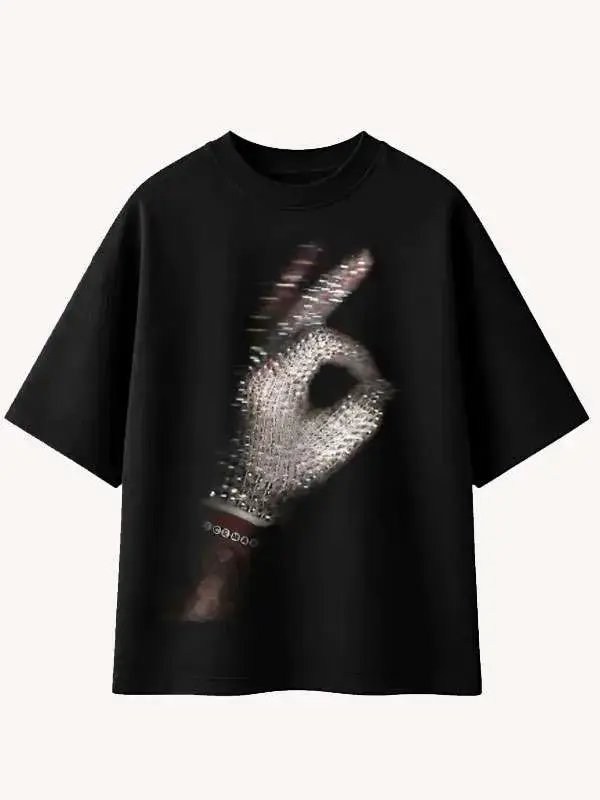 Drake Iceman 2026 Crystal Glove T-Shirt Front View