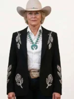 Dutton Ranch Annette Bening Floral Blazer Front View