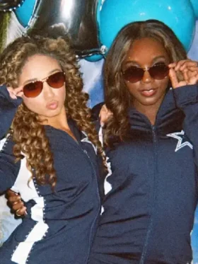 FIFA Dallas Cowboys Cheerleaders Tracksuit shown from multiple angles featuring premium athletic construction and coordinated styling