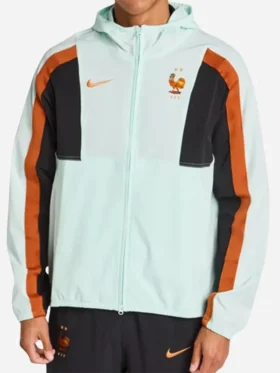 FIFA World Cup 2026 Kylian Mbappe Jacket featuring France football-inspired detailing, an athletic fit, and modern sportswear styling