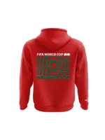 FIFA World Cup 2026 Morocco Hoodie Back View