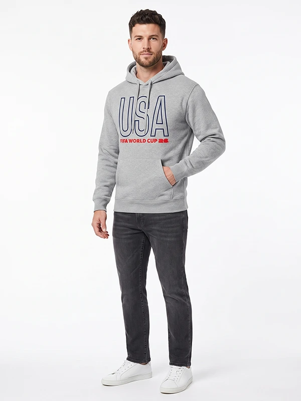 FIFA World Cup 2026 USA Hoodie Front Look FIFA World Cup 2026 USA Hoodie Front Look