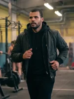 Fightland Howard Charles Bomber Jacket featuring a classic bomber design, structured fit, and TV-inspired casual styling