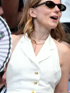 Geri Halliwell 2026 White Vest Close-Up View