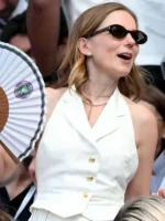 Geri Halliwell 2026 White Vest Front View