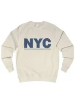 Hailey Bieber NYC Sweatshirt showcasing premium fabric, quality craftsmanship, and a relaxed modern fit