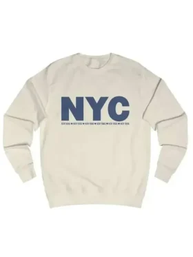 Hailey Bieber NYC Sweatshirt showcasing premium fabric, quality craftsmanship, and a relaxed modern fit