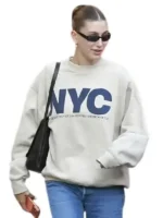 Hailey Bieber NYC Sweatshirt showcasing premium craftsmanship, refined styling, and a relaxed silhouette