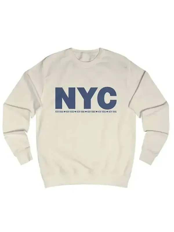 Hailey Bieber NYC Sweatshirt showcasing premium fabric, quality craftsmanship, and a relaxed modern fit