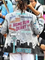 Back view of Home Run Derby Jacket featuring a clean rear profile, premium construction, and event-inspired detailing