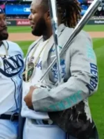Side view of Home Run Derby Jacket featuring a streamlined fit, premium construction, and athletic-inspired styling