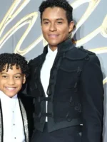 Closure look of Jaafar Jackson Michael Premiere Black Jacket highlighting premium fastening details, stitching, and quality craftsmanship