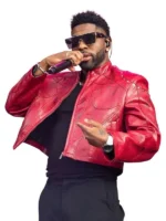 Jason Derulo Roundhay Festival Red Jacket featuring bold red styling, a modern fit, and stage-inspired fashion details