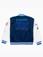 Jay-Z The Blueprint x NY Yankees Varsity Jacket Back View