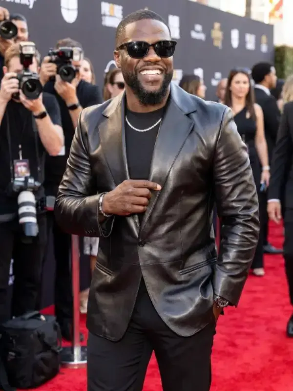 Front view of Kevin Hart 72 Hours Premiere NYC Blazer featuring structured lapels, premium tailoring, and a refined formal look