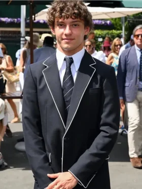 Front view of Kimi Antonelli Wimbledon 2026 Blazer featuring a tailored fit and premium formal finish