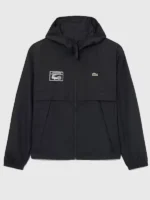 Lacoste x Alpine Hooded Jacket Front View