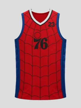 LeBron James 76ers Spider-Man Jersey
